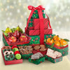 Deluxe Holiday Fruit and Chocolate 7-Box Gift Tower