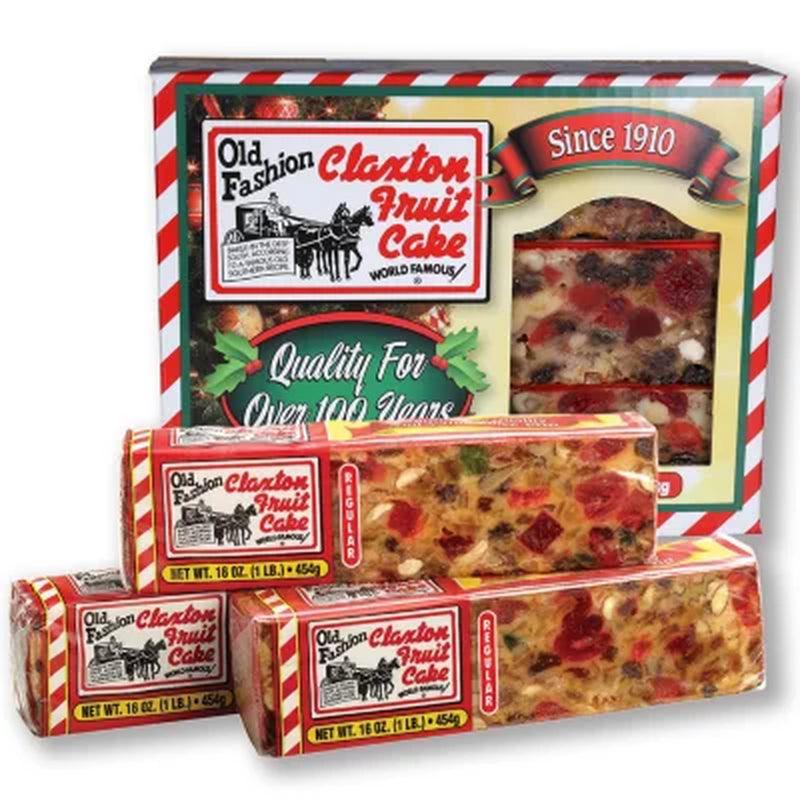 Claxton Fruit Cake (16 Oz., 3 Pk.)