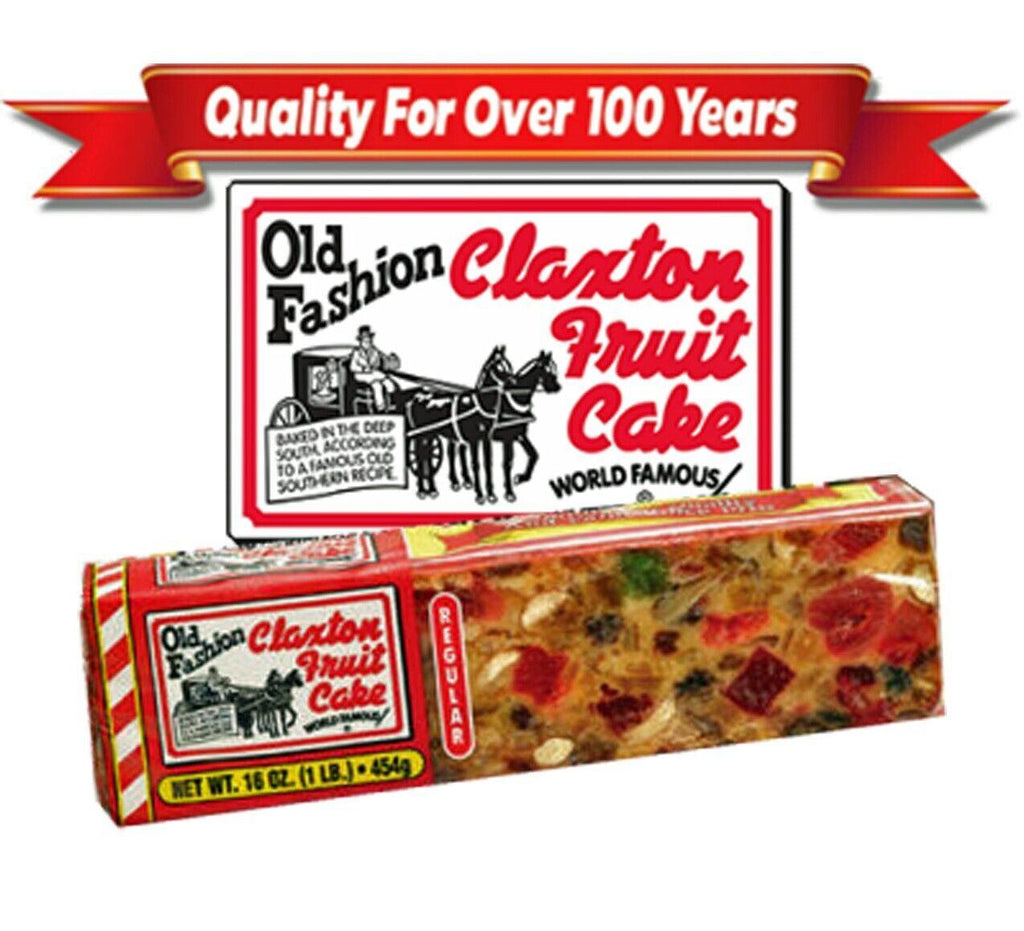 Claxton Fruit Cake World Famous 1 Lb. Exp 03/2024 Christmas Cake