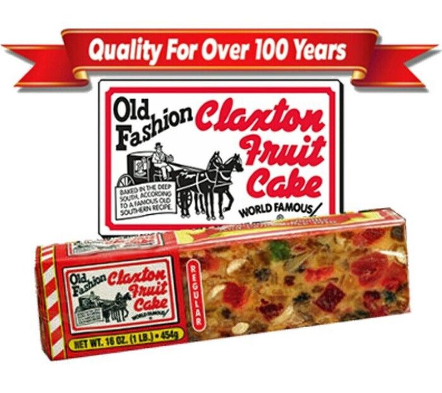 2 Packs Claxton Fruit Cake World Famous 1 Lb. Exp 03/2024 Christmas Cake