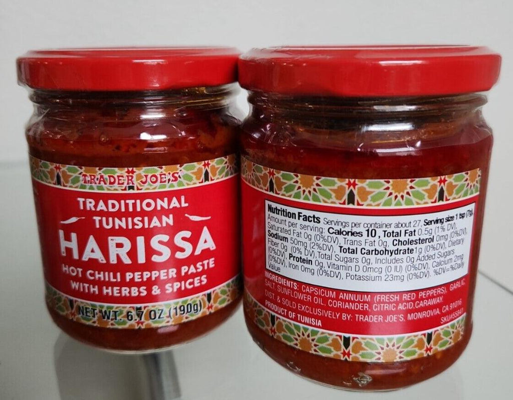 2 Pack Trader Joe&#039;S Tunisian Harissa Chile Sauce Seasonal Limited*