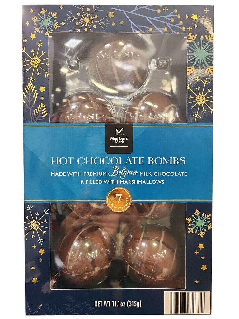 2 Pack Member&#039;S Mark Hot Chocolate Bombs Belgian Milk Chocolate &amp; Marshmallows