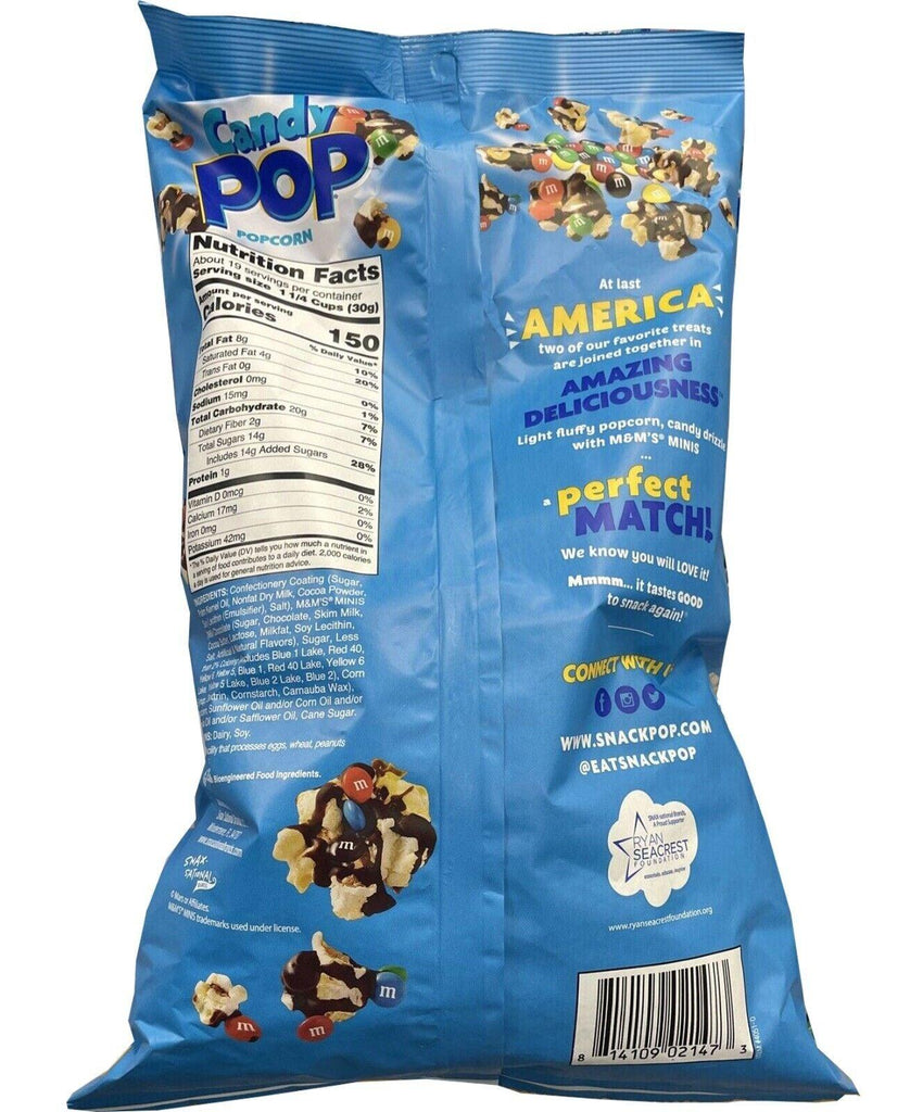 Candy Pop Popcorn with M&amp;M’S Minis 20 Oz