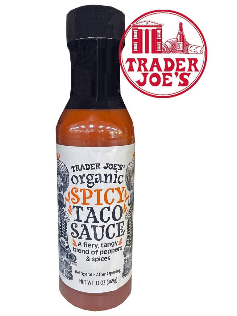 2 Packs Trader Joe&#039;S Organic Spicy Taco Sauce NET WT. 13 OZ