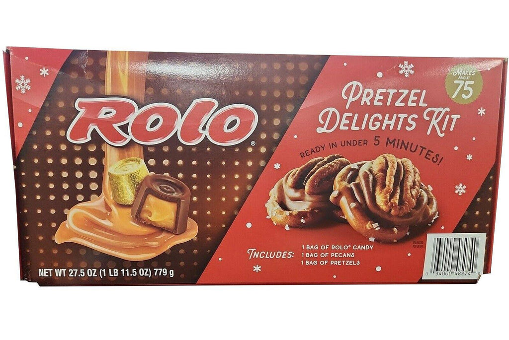 2 Packs ROLO Chocolate Caramel and Pecan Pretzel Delights Kit (27.5 Ounce)