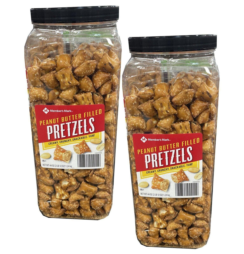 2 Packs Member&#039;S Mark Peanut Butter Filled Pretzels (44 Ounce)