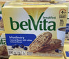 Belvita. Blueberry Breakfast Biscuits 8.8 Oz, 1 Box with 5 Packs of 4 Biscuits