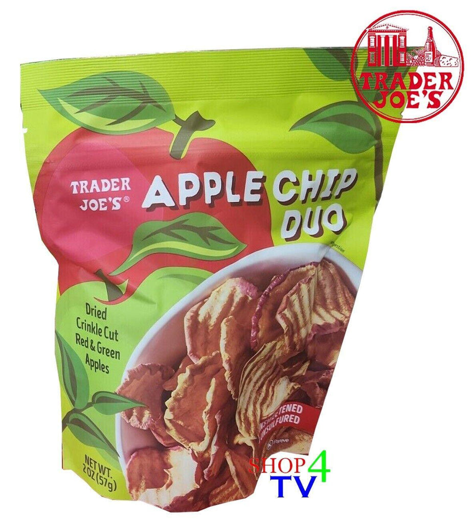 2 Packs Trader Joe&#039;S Apple Chip Duo NET WT 2 Oz Each