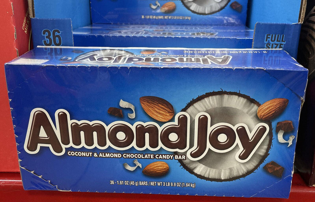 Almond Joy Chocolate Coconut Candy Bar 1.61 Ounce (Pack of 36) - on Sale Now