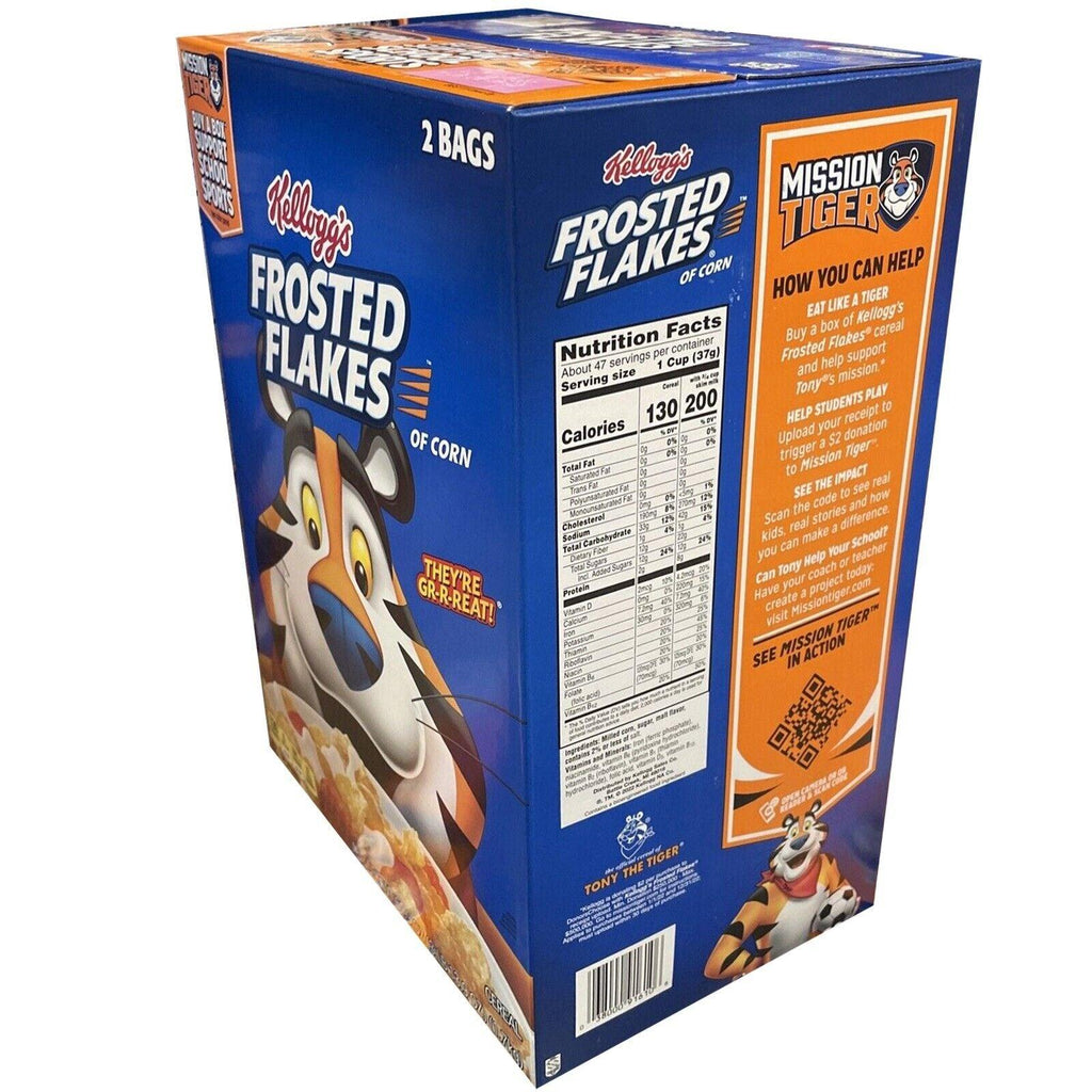 2 Packs Kellogg&#039;S Frosted Flakes, 4 Bags.