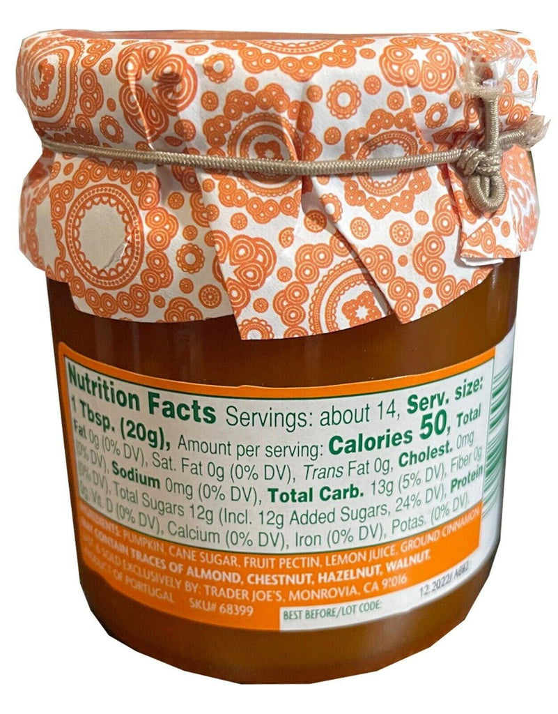 2 Pack Trader Joe’S Sweet and Savory Lightly Spiced Pumpkin Spread 9.88Oz