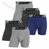 Champion Elite Men&#039;S Boxer Briefs 5 Pack Everyday Fit New Free Shipping