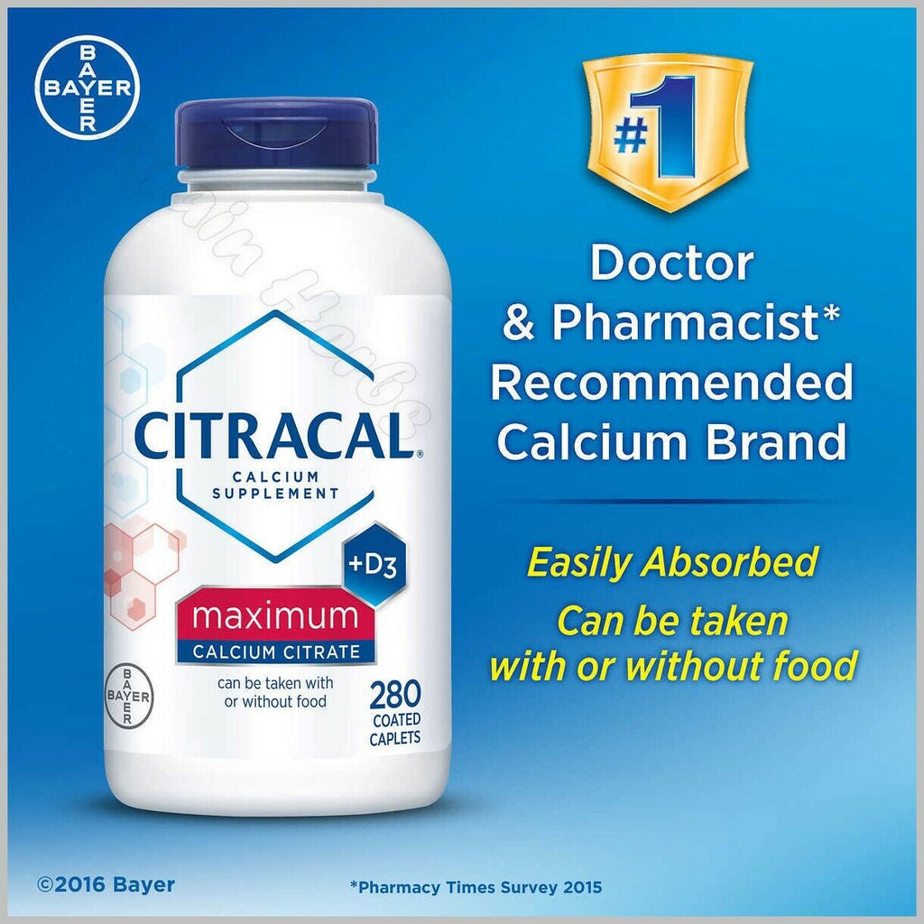 Citracal Maximum plus Calcium Citrate + D3 280 Caps