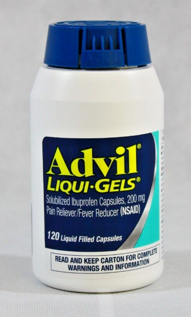 Advil Liqui-Gels Solubilized Ibuprofen 200Mg 120 Liquid Filled Capsules 01/25