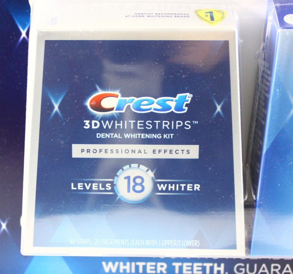 Crest 3D Whitestrips Professional Effects (40) + 1 Hour Express Whitestrips (20)