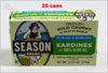 25X Season 4.375Oz Boneless Skinless Sardines in Olive Oil Kosher Free Shipping