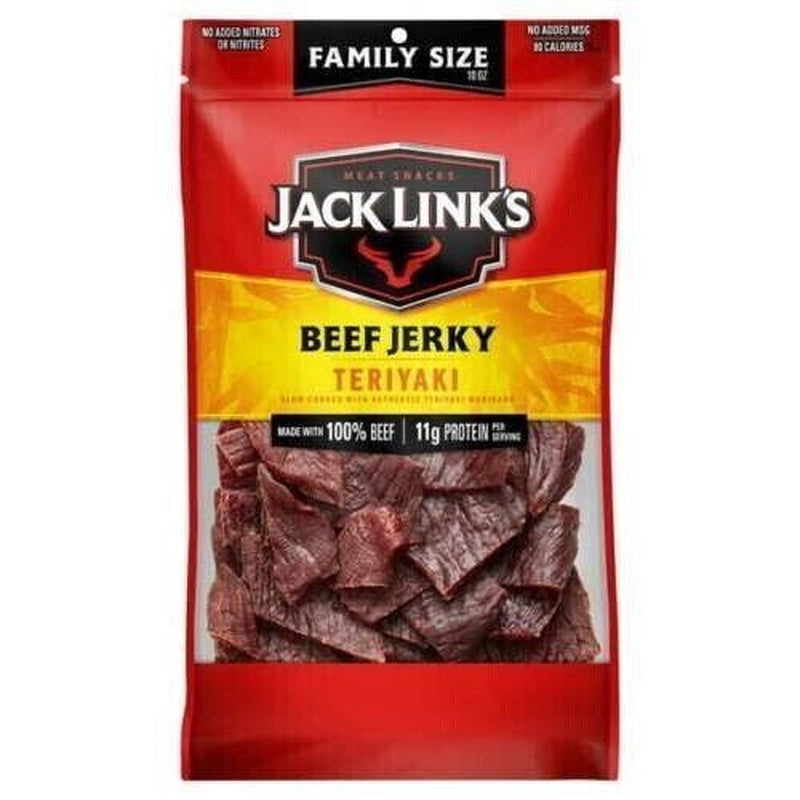 2 Packs Jack Link&#039;S 10 Oz. Each Teriyaki Beef Jerky