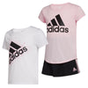 Adidas Kids&#039; 3-Piece Set, White - 7 - Free Shipping