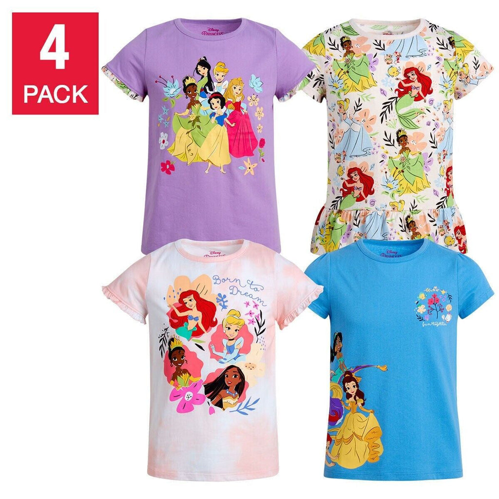 Character Kids&#039; 4-Pack Tee - Purple - 7 - Free Shipping