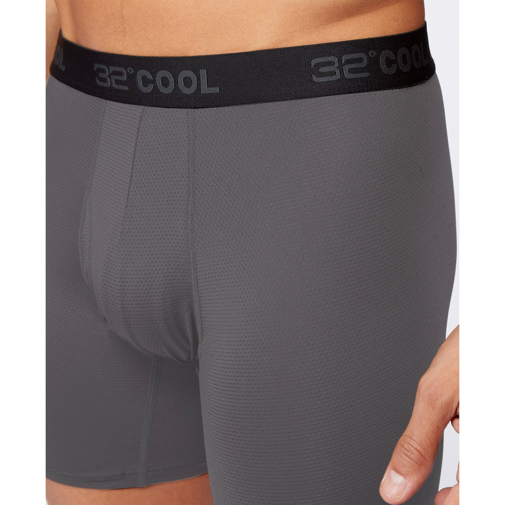 32 Degrees Men&#039;S Comfort Mesh Boxer Brief 6-Pack - X-Large -Free Shipping