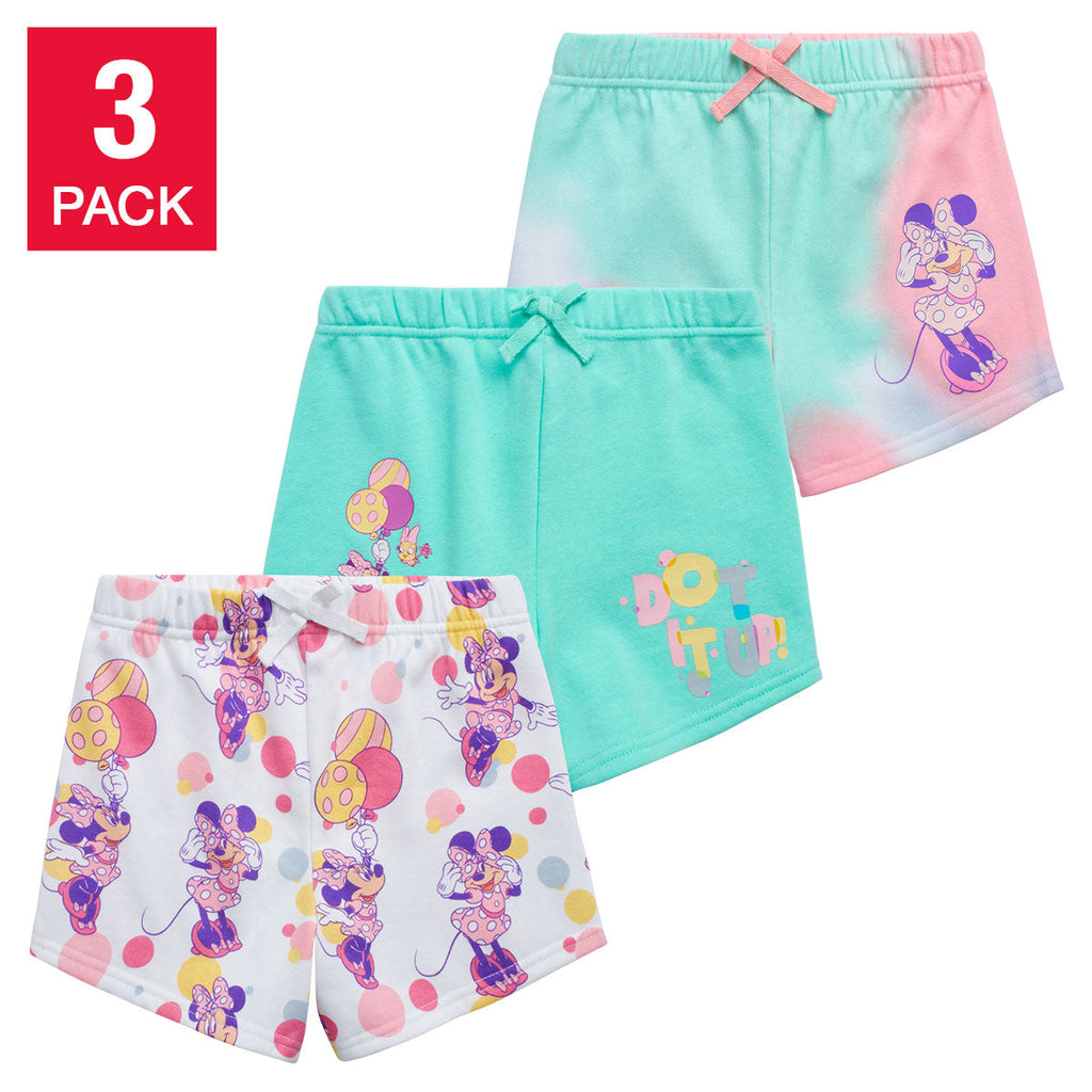 Character Kids 3-Pack Fleece Short Set - White - 5 - Free Shipping