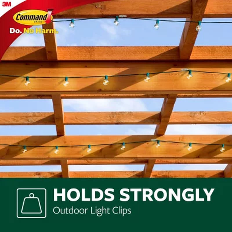 Command Outdoor Light Clips Club Pack, 36 Clips, 40 Strips