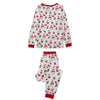 Baozhu Family Matching Sets Christmas Pajamas Dad Mom Kids Baby Xmas Snowman and Santa Claus Print Long Sleeve Home Wear