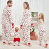 Baozhu Family Matching Sets Christmas Pajamas Dad Mom Kids Baby Xmas Snowman and Santa Claus Print Long Sleeve Home Wear