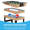 Best Choice Products 2X4Ft 10-In-1 Combo Game Table Set W/ Hockey, Foosball, Pool, Shuffleboard, Ping Pong, Chess, Cards