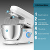 Costway Tilt-Head Stand Mixer 7.5 Qt 6 Speed 660W with Dough Hook, Whisk &amp; Beater White