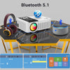 5G Wifi Projector with Bluetooth 5.1, 9000 Lumens HD Movie Projector, 1080P 250&#039;&#039; Display Supported