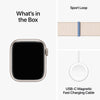 Apple Watch Series 9 GPS 41Mm Starlight Aluminum Case with Starlight Sport Loop