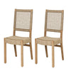 Better Homes &amp; Gardens Ashbrook 2-Pack Teak &amp; Wicker Dining Chairs by Dave &amp; Jenny Marrs