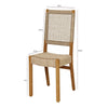 Better Homes &amp; Gardens Ashbrook 2-Pack Teak &amp; Wicker Dining Chairs by Dave &amp; Jenny Marrs