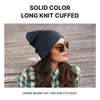 Empire Cove Cuffed Knit Beanie 3 Pack Set Charcoal