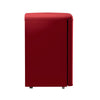 30 Bottle Freestanding Retro Wine Cooler in Wine Red