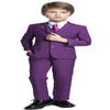 Boys Suits Boy&#039;S Slim Fit Suit Dress Clothes Easter Outfit Formal Suit Set Purple for Boys Size 2T