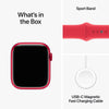 Apple Watch Series 9 GPS + Cellular 45Mm Red Aluminum Case with Red Sport Band - M/L