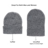 Empire Cove Cuffed Knit Beanie 3 Pack Set Heather Grey