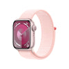 Apple Watch Series 9 GPS 41Mm Pink Aluminum Case with Light Pink Sport Loop