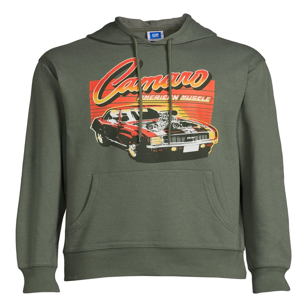 Chevrolet Men&#039;S Camaro Graphic Hoodie with Long Sleeves, Size S-3X