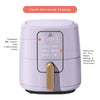 Beautiful 6 Qt Air Fryer with Turbocrisp Technology and Touch-Activated Display, Lavender by Drew Barrymore