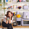 Beautiful 6 Qt Air Fryer with Turbocrisp Technology and Touch-Activated Display, Lavender by Drew Barrymore