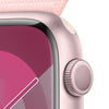 Apple Watch Series 9 GPS 45Mm Pink Aluminum Case with Light Pink Sport Loop