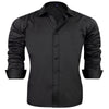 Alimens &amp; Gentle Men&#039;S Casual Long Sleeve Cotton Stretch Shirts Wrinkle-Free Regular Fit