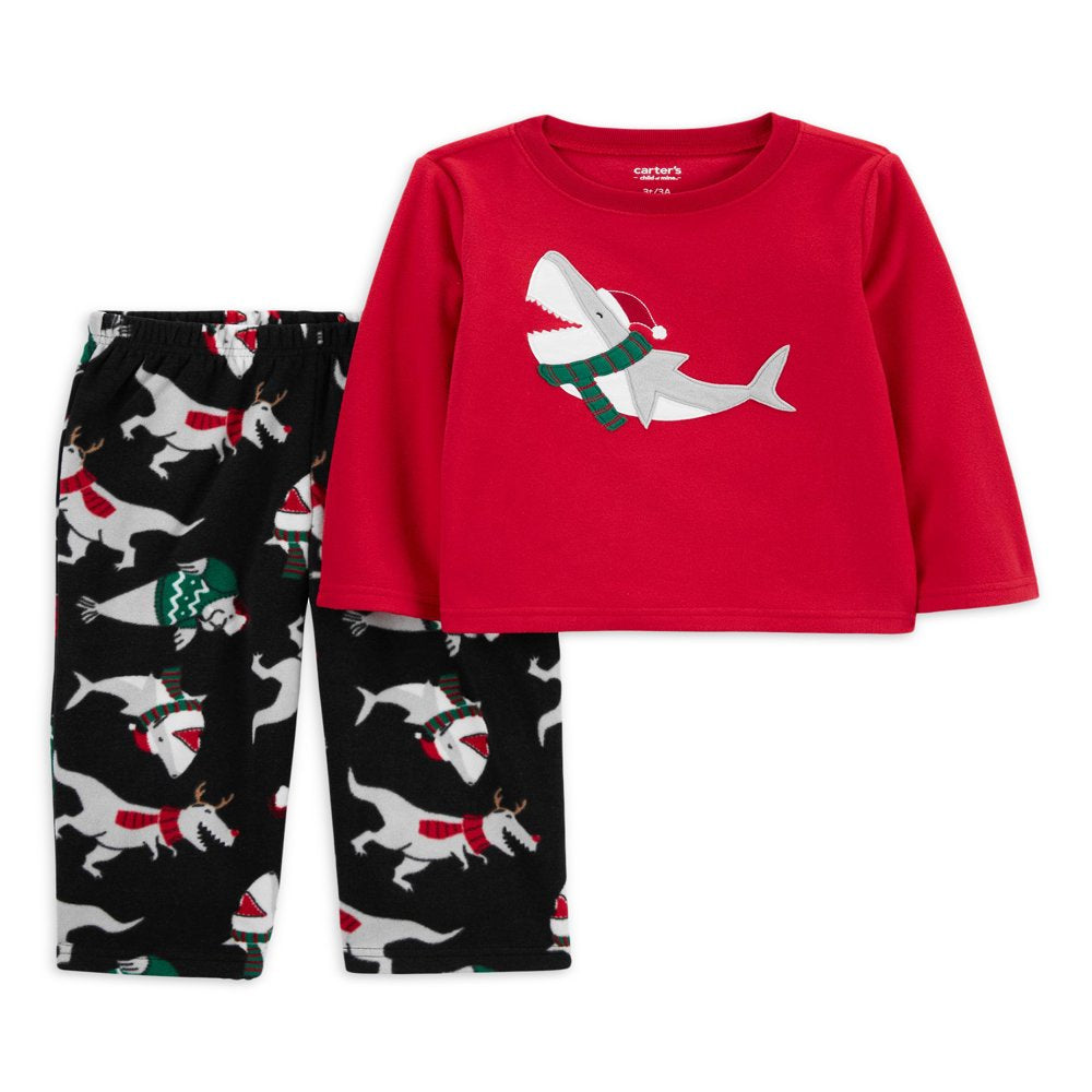 Carter&#039;S Child of Mine Baby and Toddler Boy, Holiday Pajama Set, 2-Piece, Sizes 12M-5T