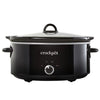 Crock-Pot 7-Quart Manual Slow Cooker, Black