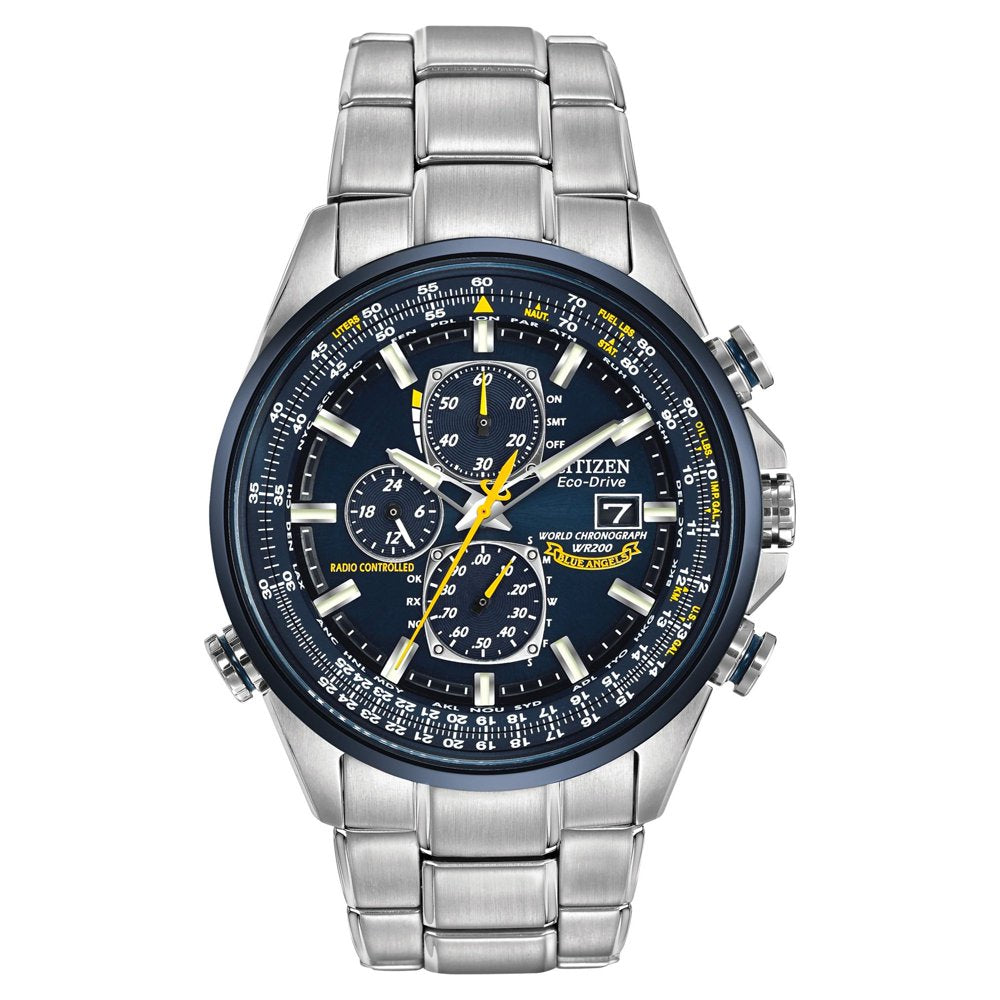 Citizen Men&#039;S Eco Drive Blue Angels World Chronograph at Watch AT8020-54L