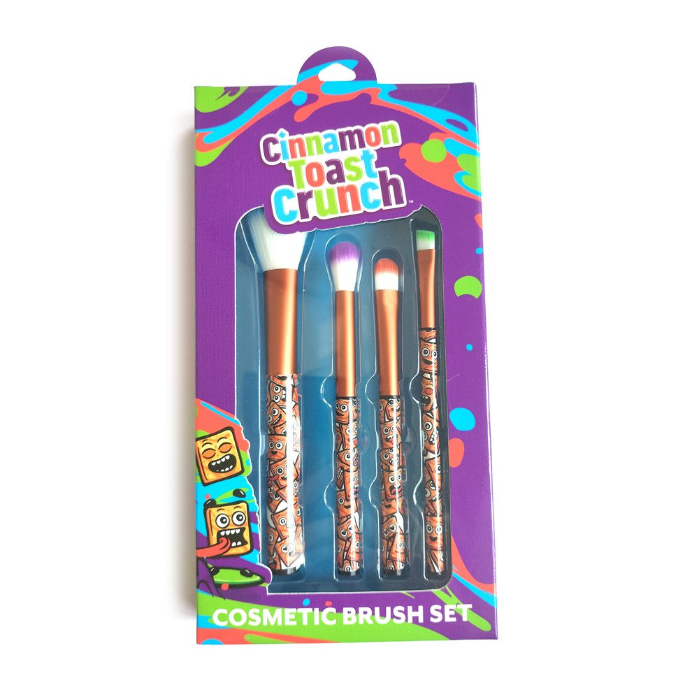 Cinnamon Toast Crunch 4PC Cosmetic Brush Set