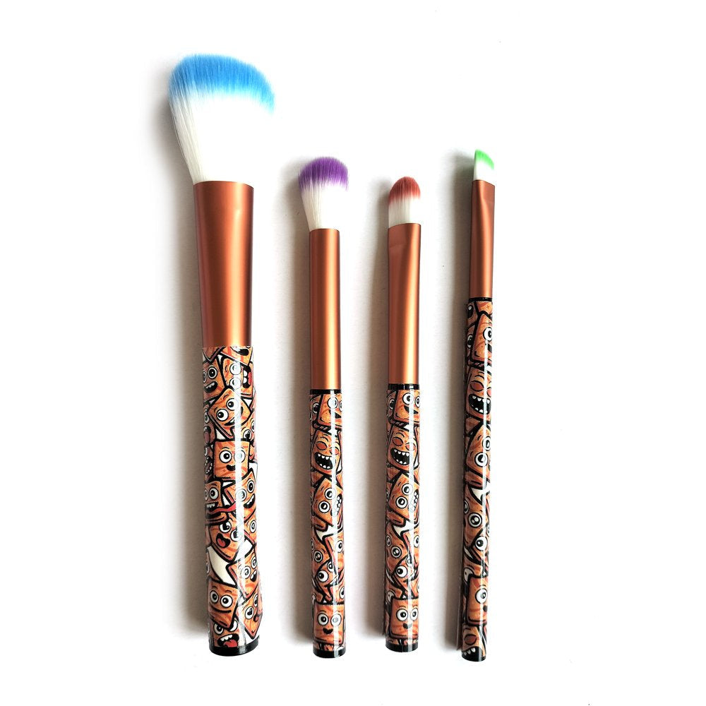 Cinnamon Toast Crunch 4PC Cosmetic Brush Set